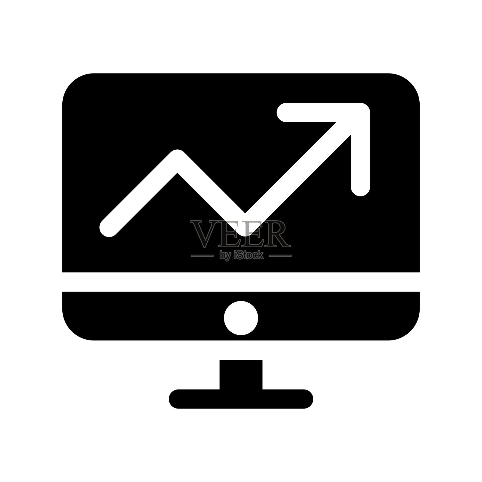 分析图标矢量插图平面设计插画图片素材