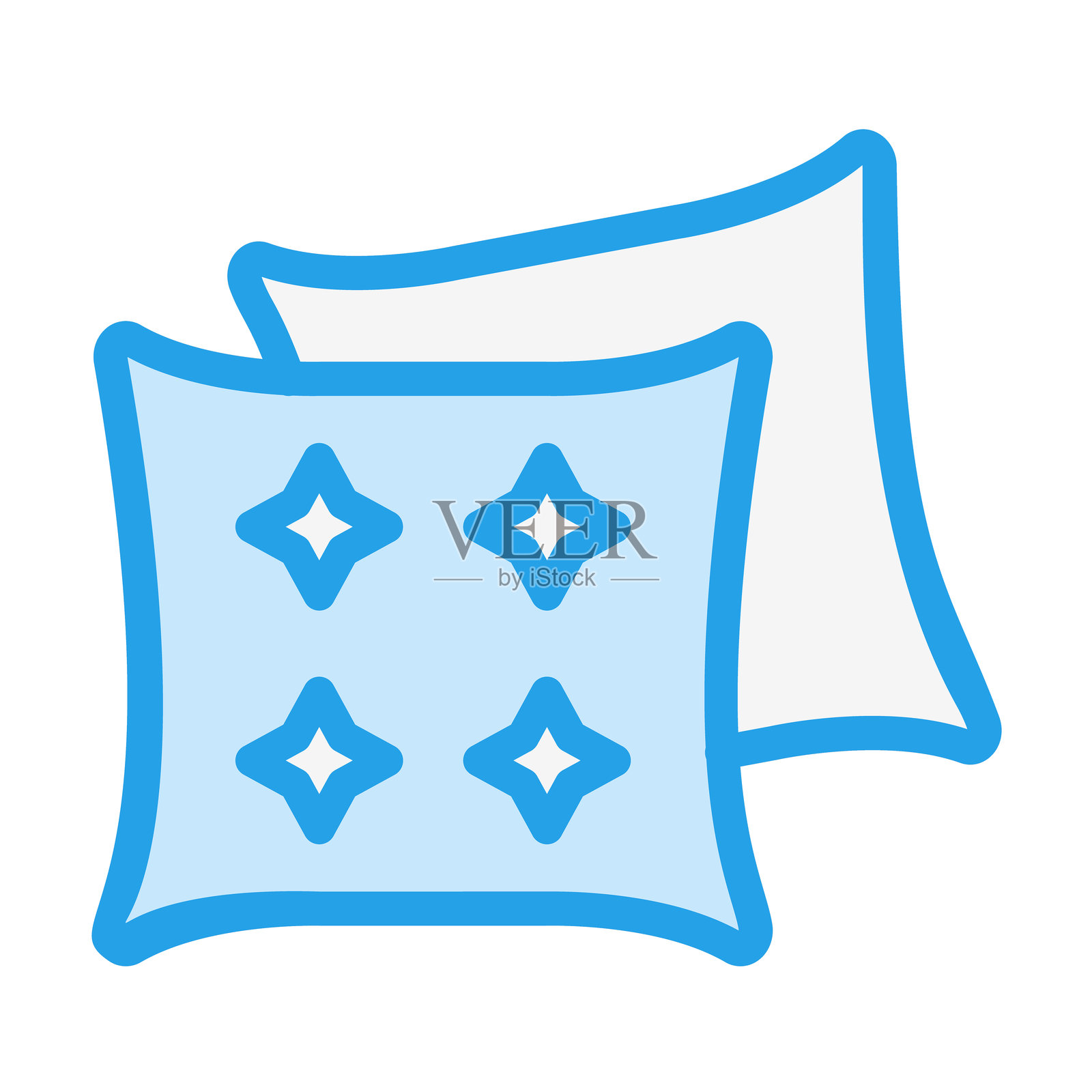 枕头矢量图标设计插图插画图片素材