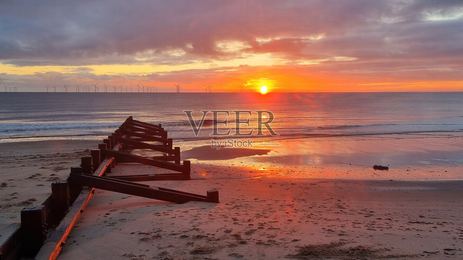 日出海滩照片摄影图片