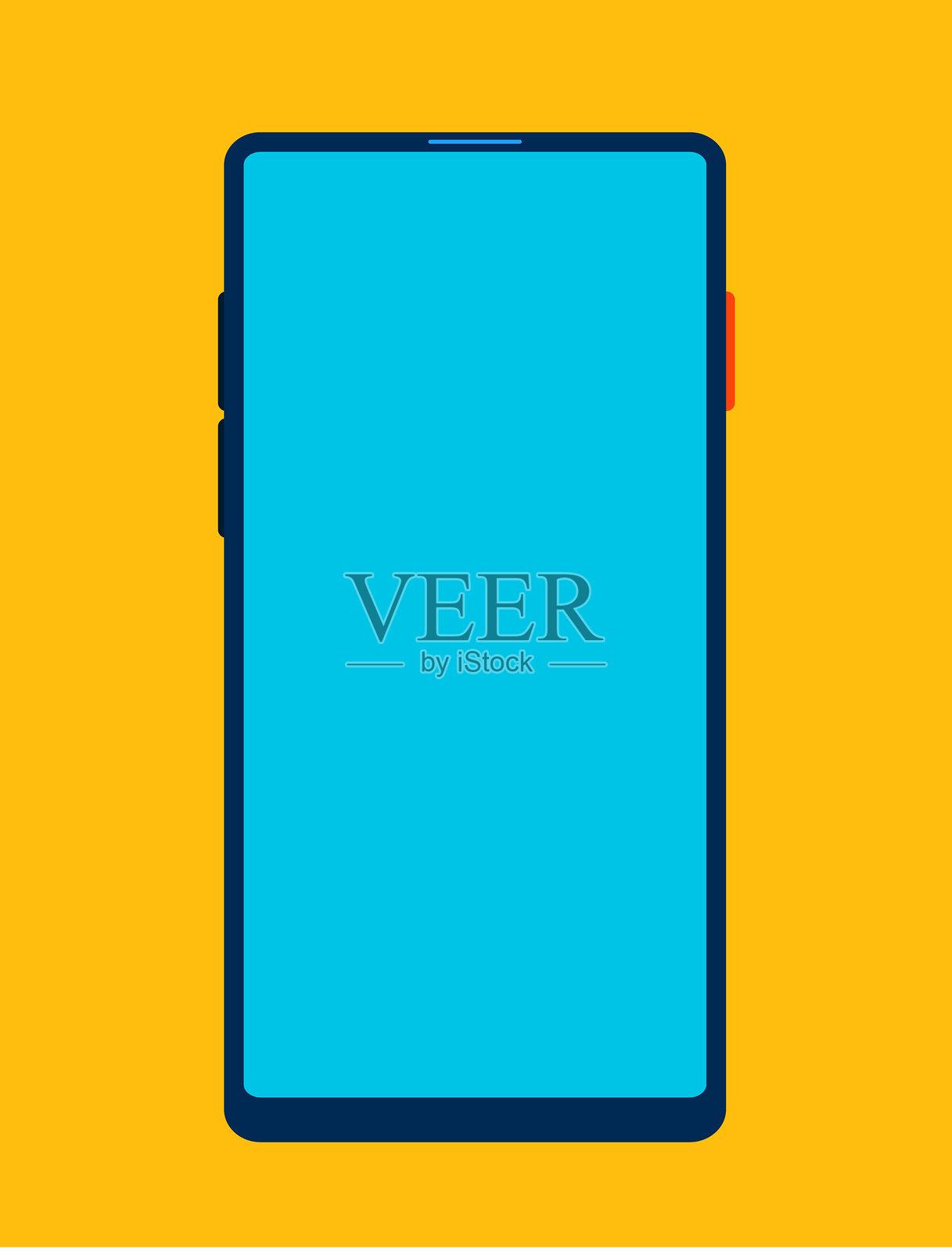 平板智能手机图标设计插画图片素材