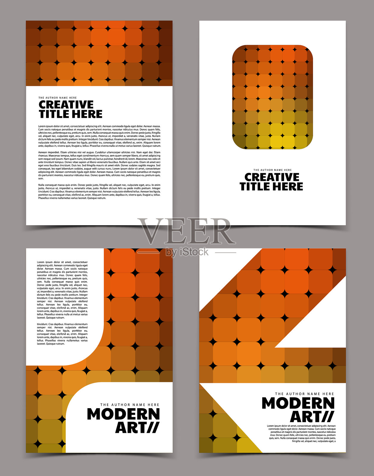 现代封面设计设计模板素材