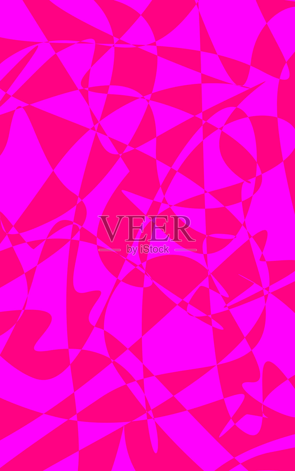 未来主义混乱的形状和线条珊瑚粉和玫瑰粉图案照片摄影图片