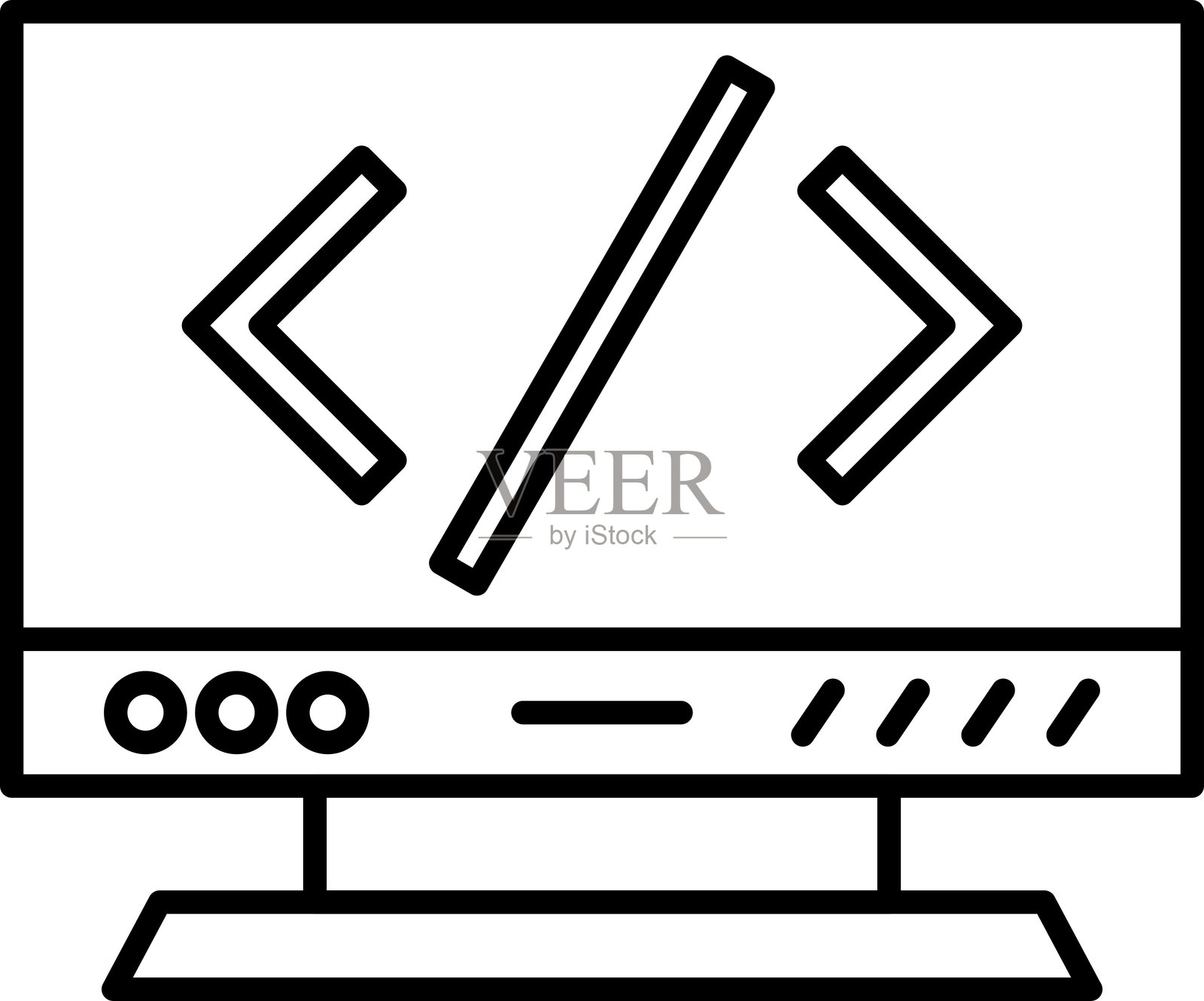 编程图标插画图片素材