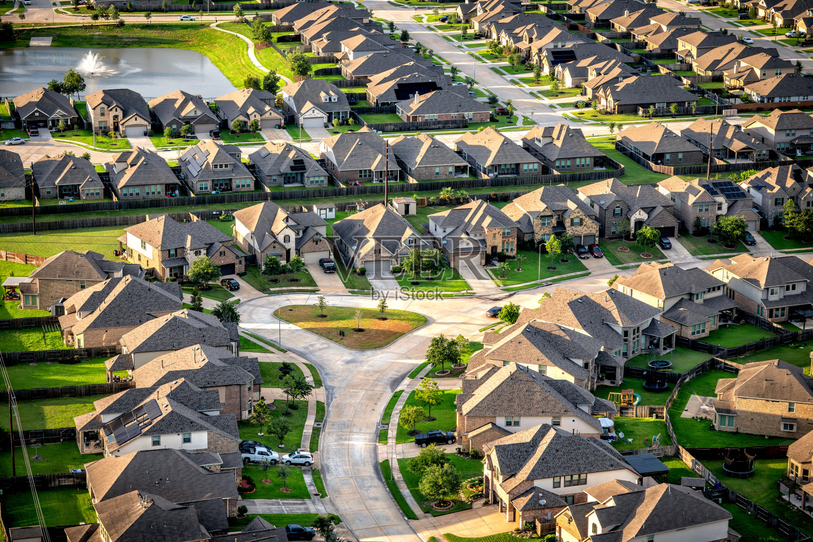 休斯顿郊区住宅区照片摄影图片