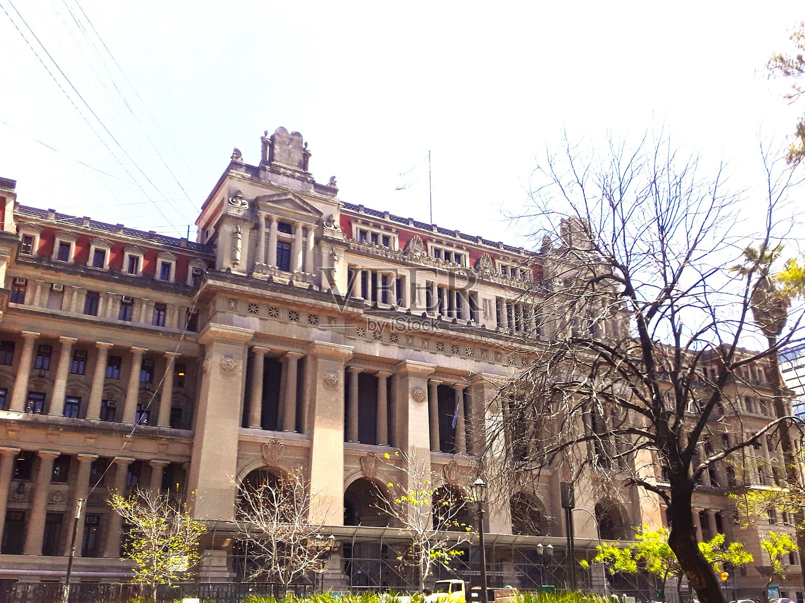 阿根廷国家司法宫。最高法院的所在地。照片摄影图片