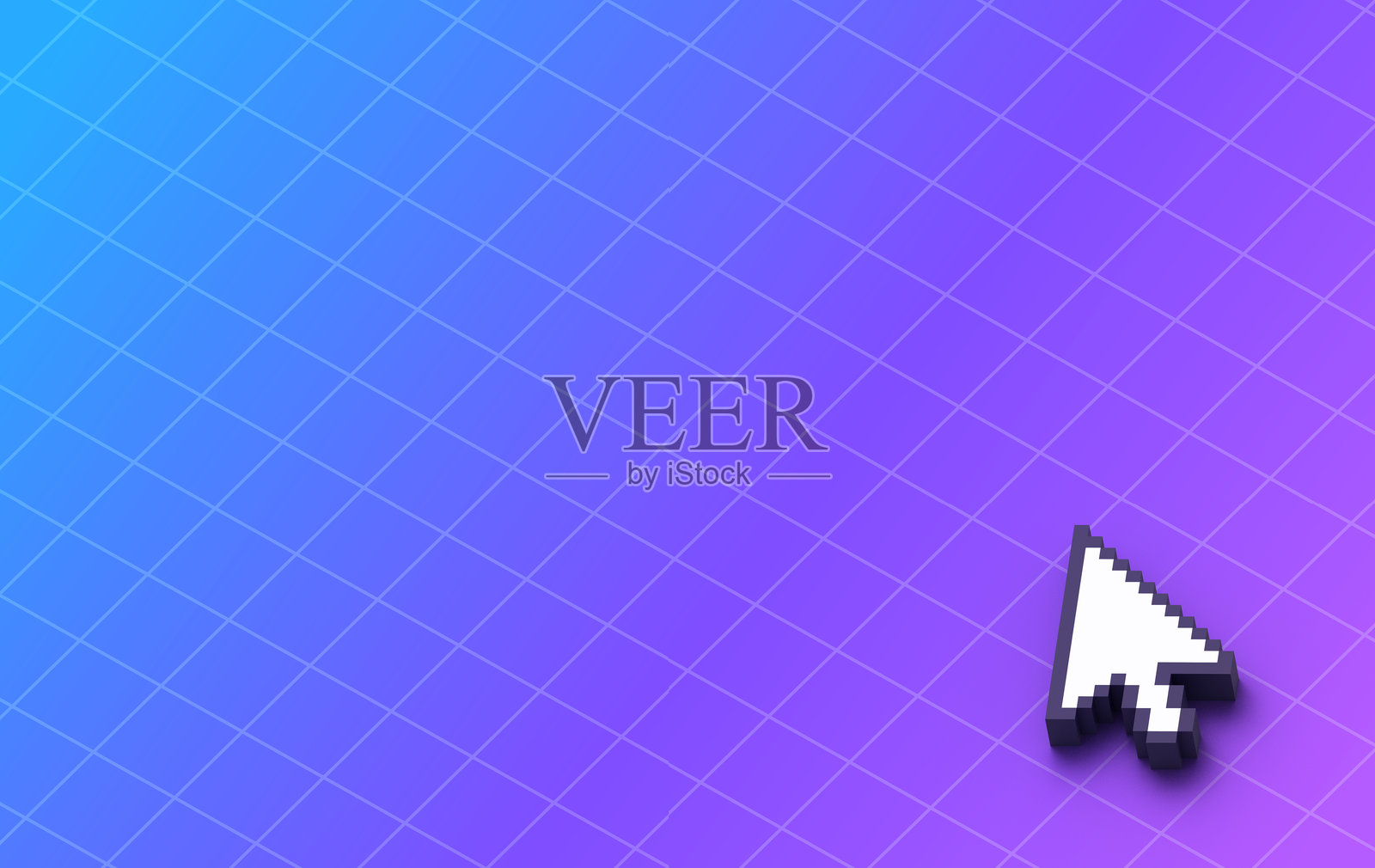 光标计算像素数字用户体验现代网格渐变背景照片摄影图片