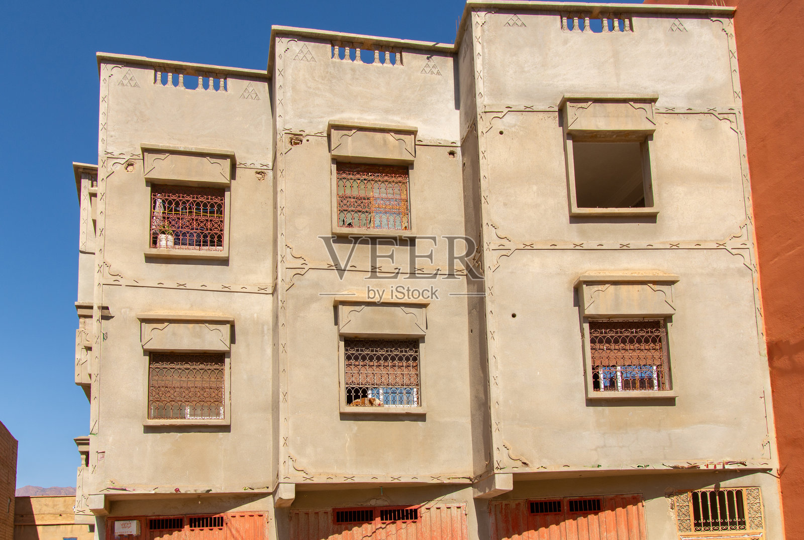 摩洛哥塔夫拉乌特的建筑师照片摄影图片