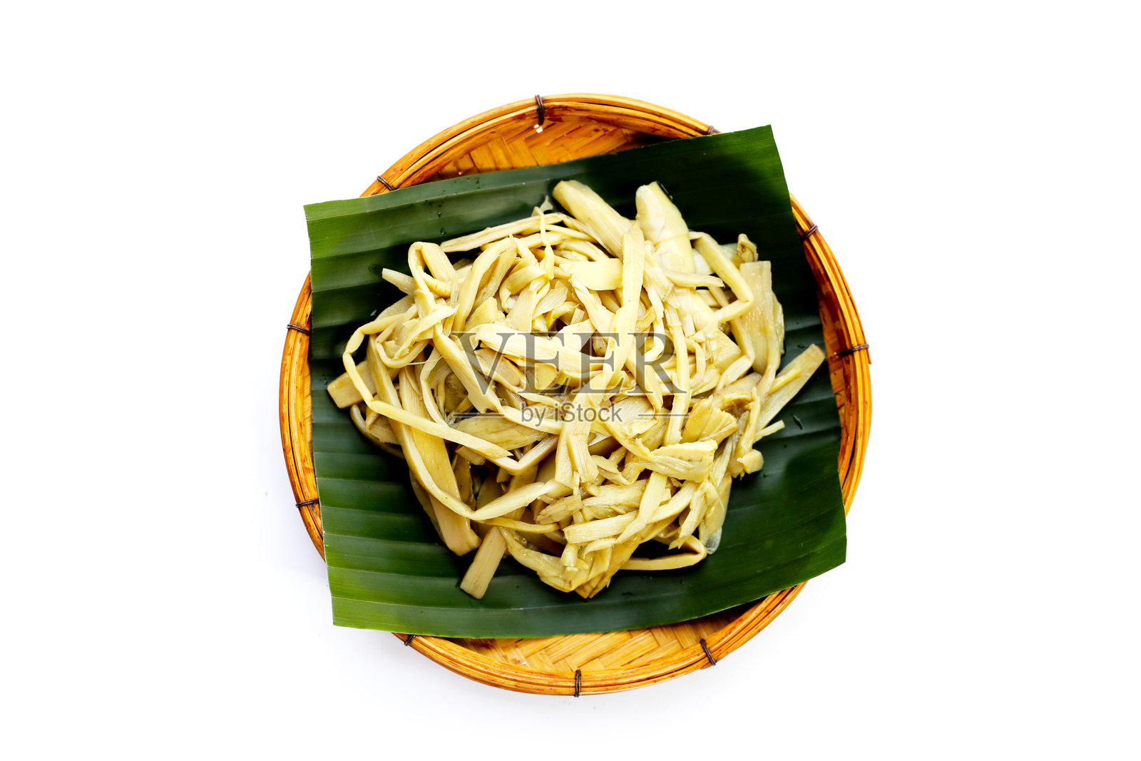 竹笋与三角枫汁照片摄影图片