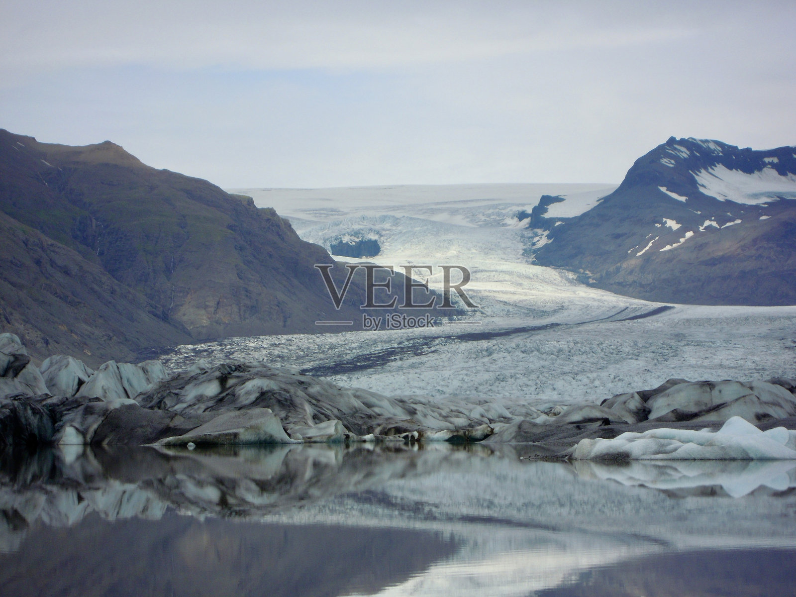 瓦特纳冰川 - 冰岛照片摄影图片