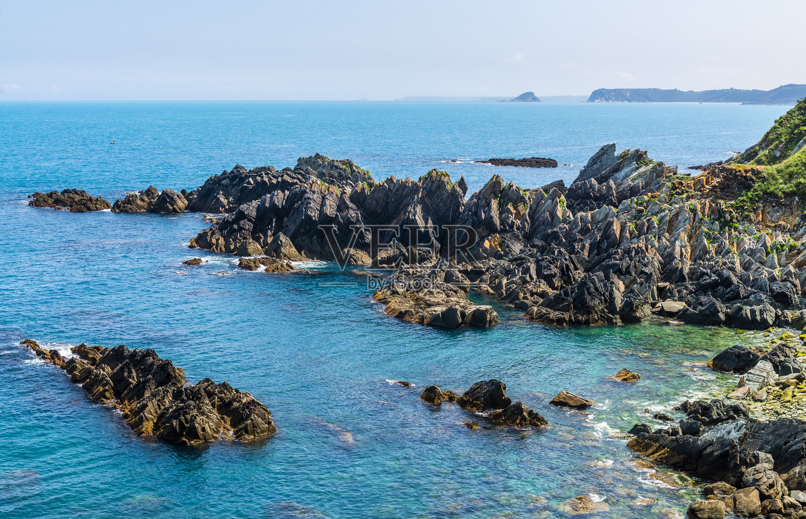 库迪列罗镇,阿斯图里亚斯旅游,维拉维西奥萨照片摄影图片