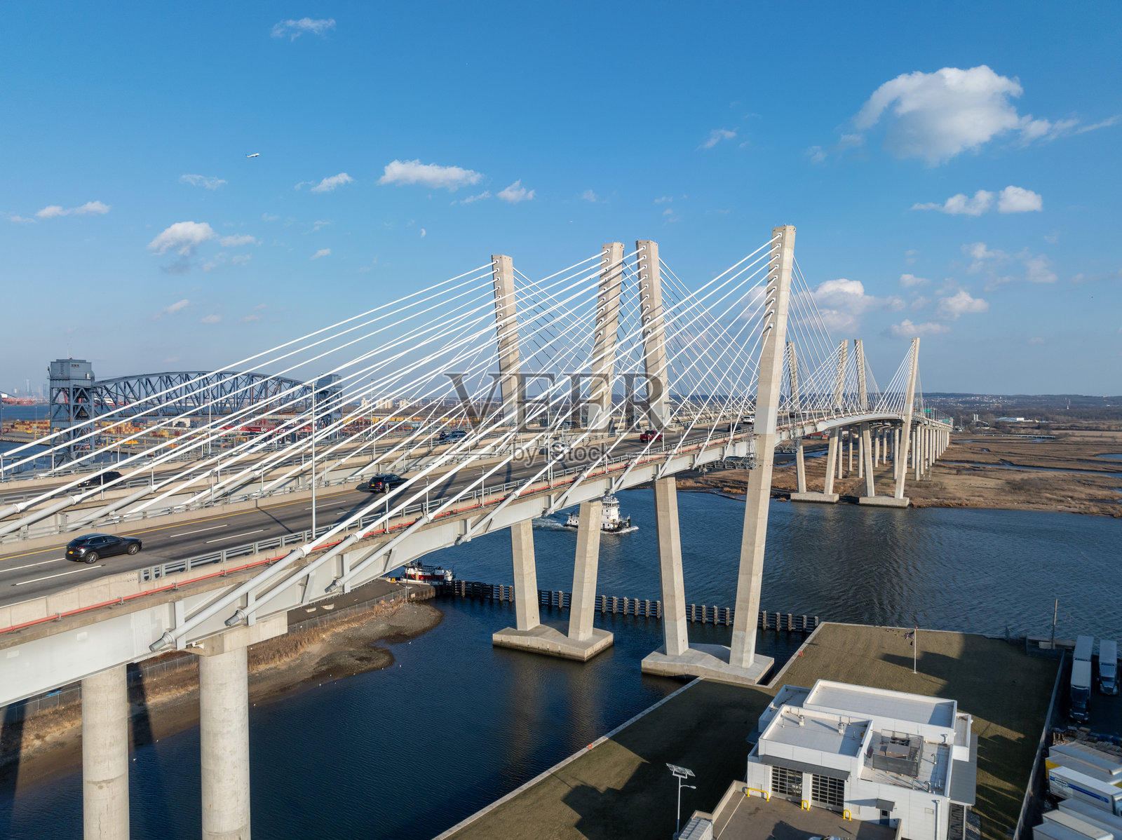 新戈萨尔斯大桥 - 新泽西州照片摄影图片