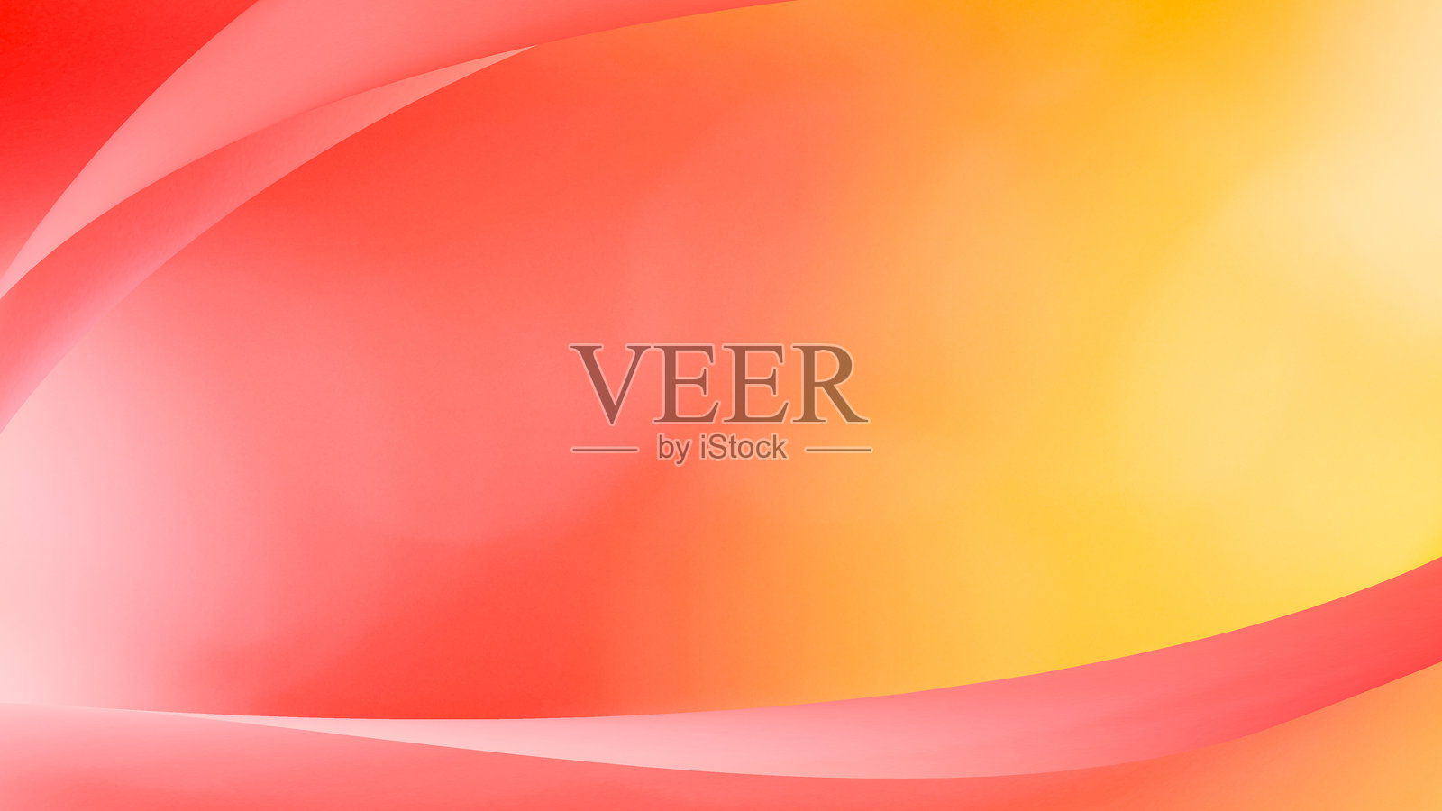 生动的多彩模糊 - 动态红色、黄色和橙色渐变背景照片摄影图片