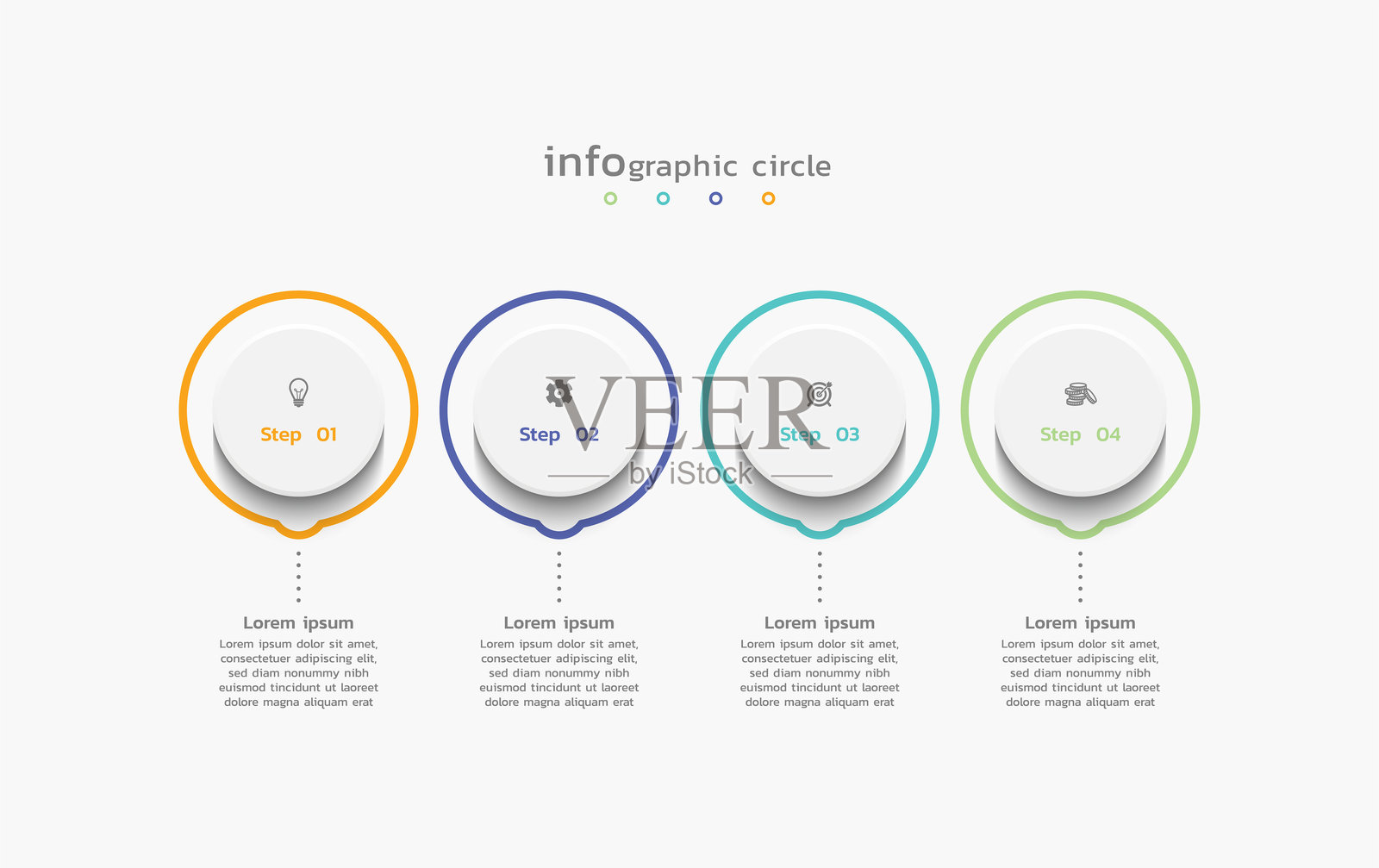 多彩的商业信息图表背景照片摄影图片