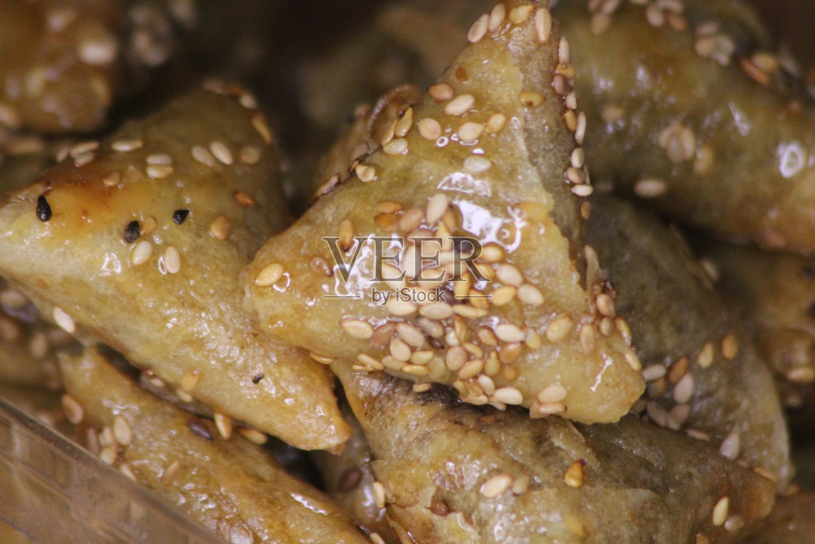 布里瓦特特写,传统摩洛哥糕点照片摄影图片