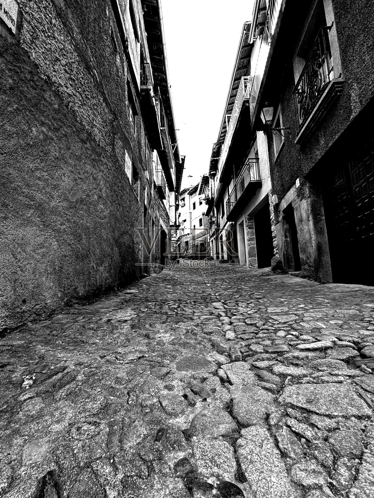 鹅卵石小巷照片摄影图片