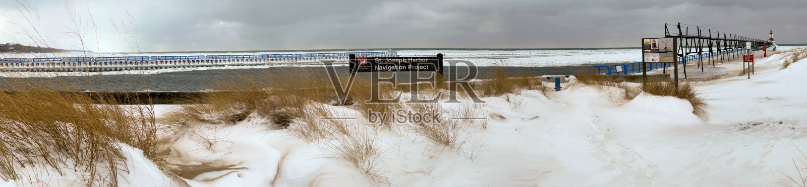 圣约瑟夫码头港口导航项目照片摄影图片