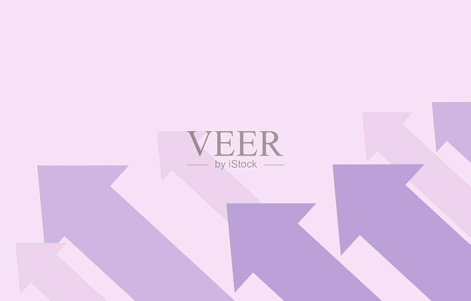 优雅的抽象设计与上升的箭头插画图片素材