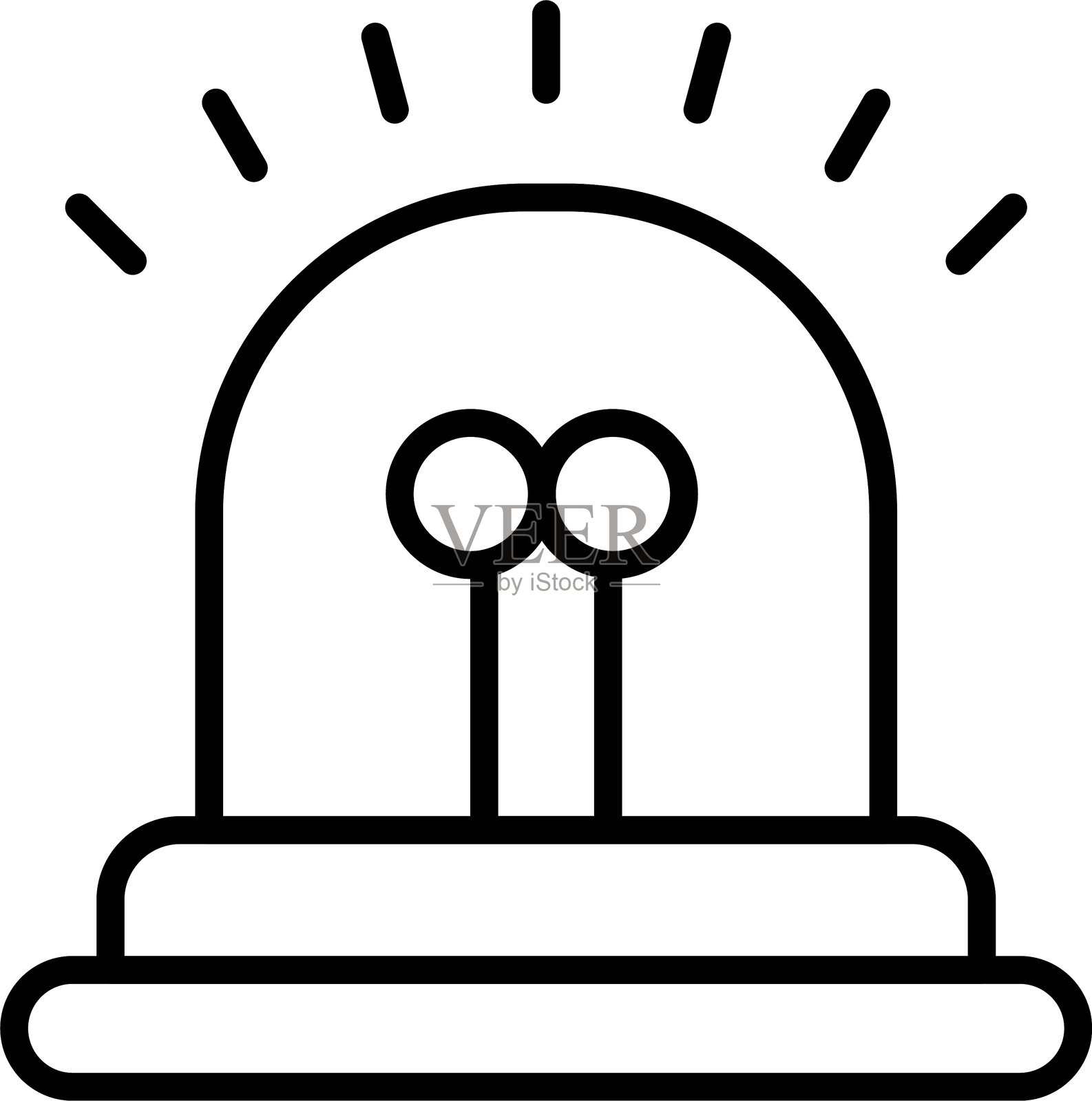 警报图标插画图片素材