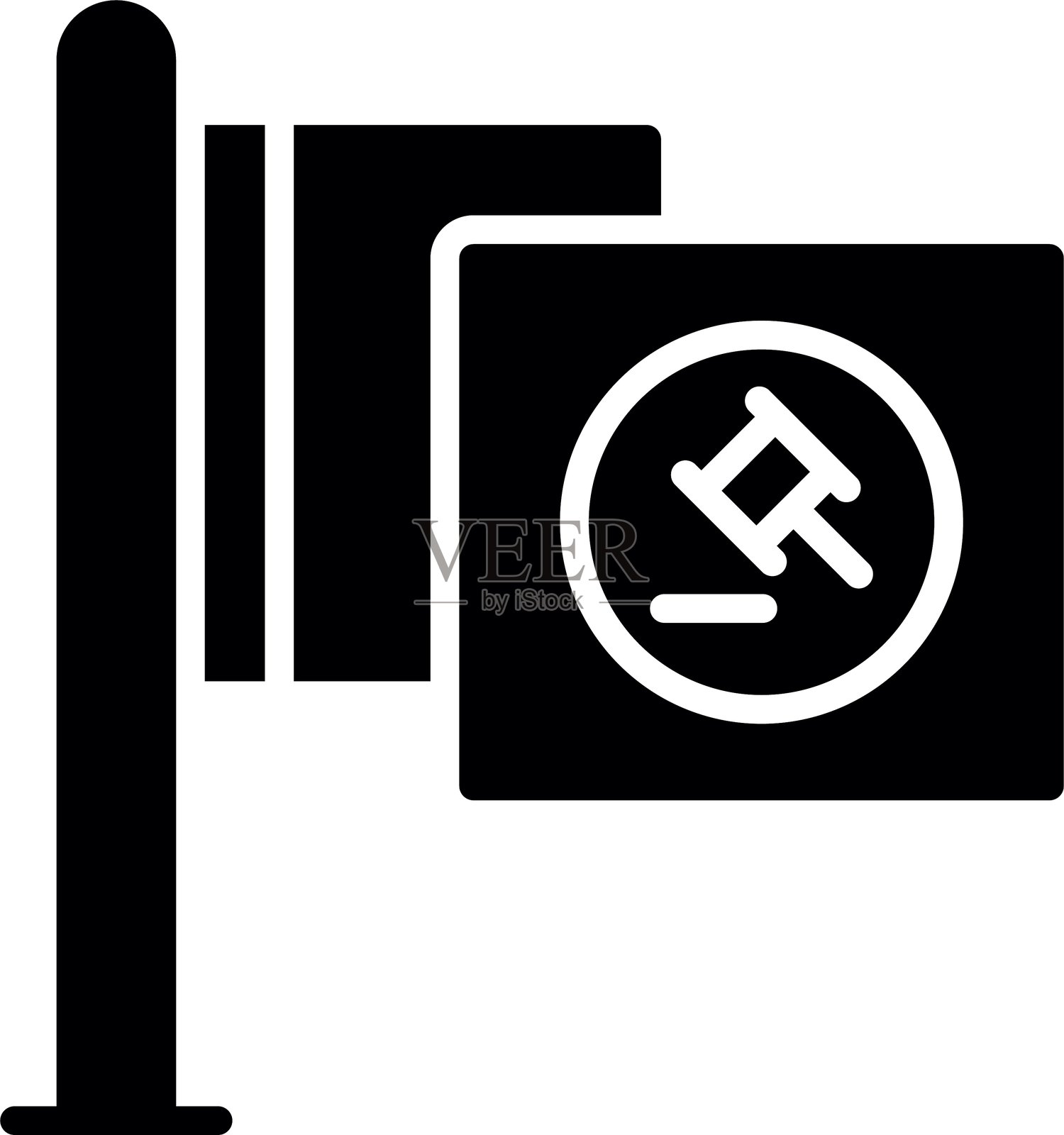 旗帜图标插画图片素材