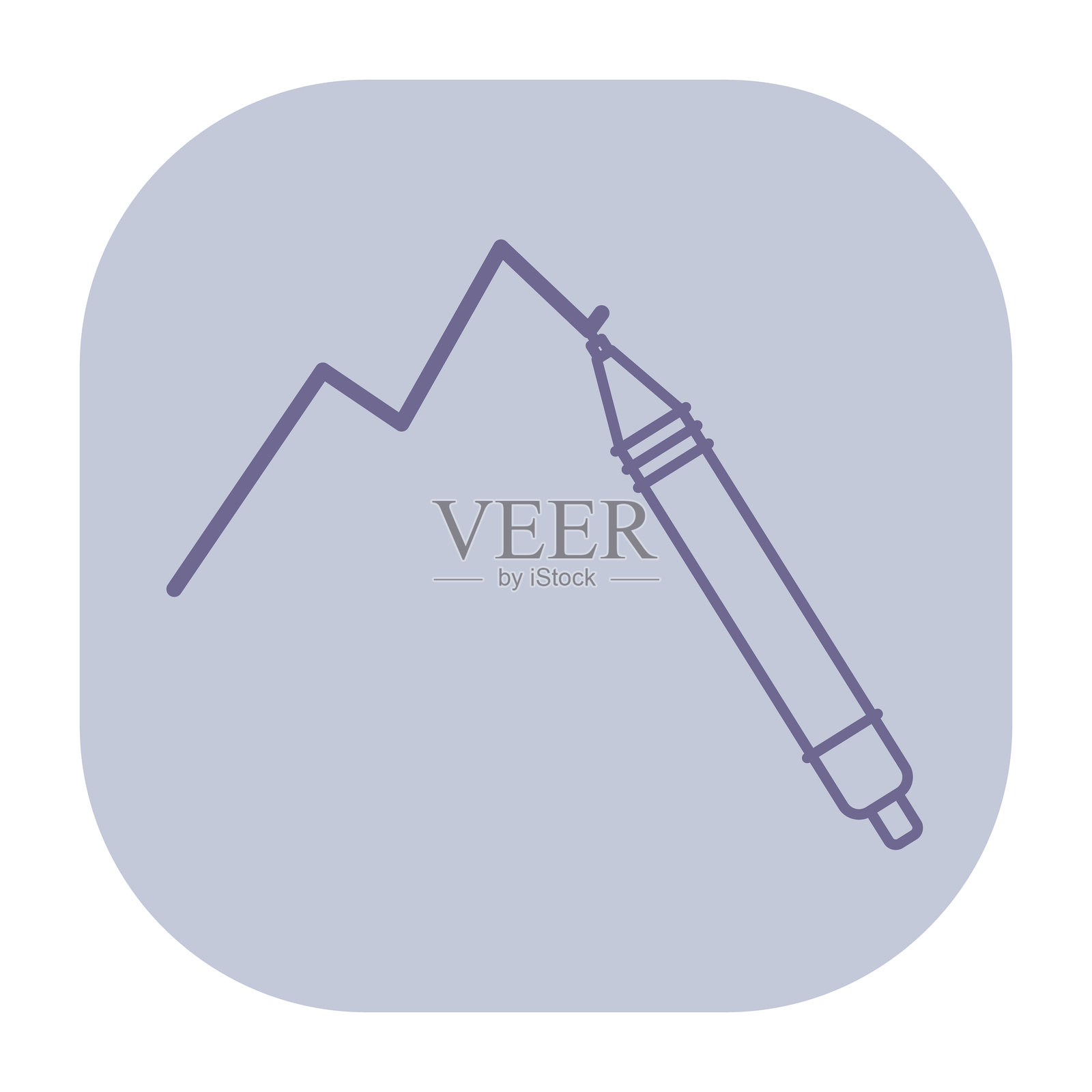 办公生产力和创造力的线条图标插画图片素材