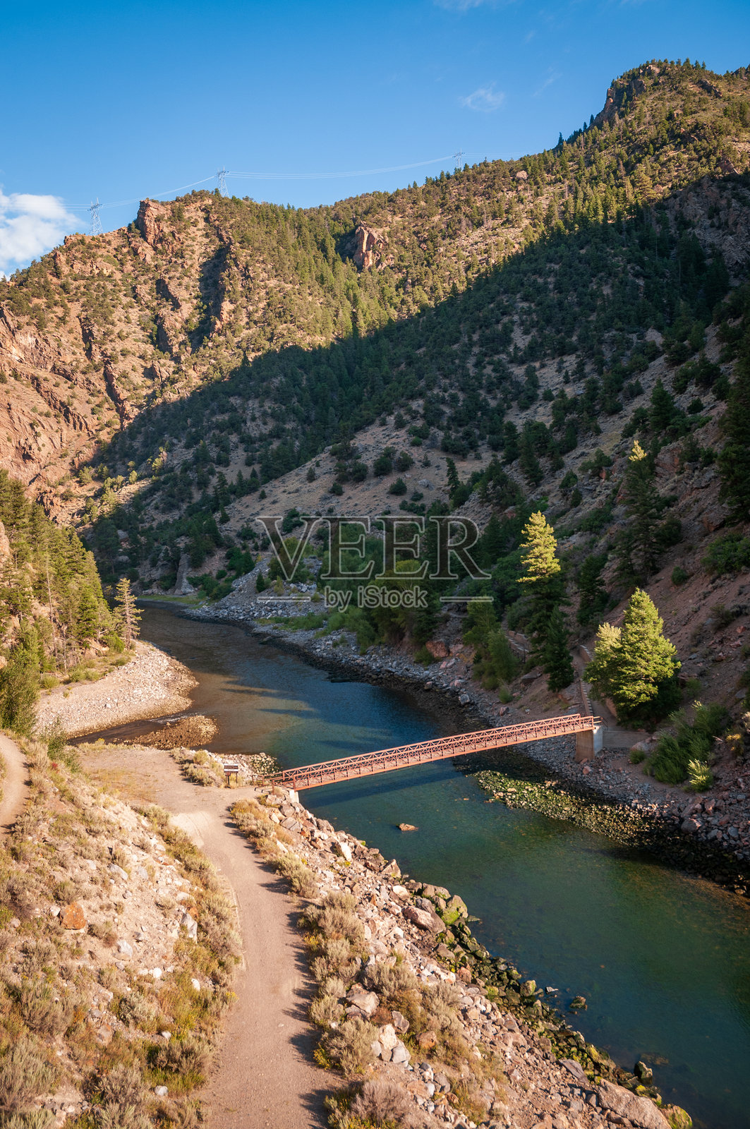 库雷坎提国家休闲区的河流全景照片摄影图片