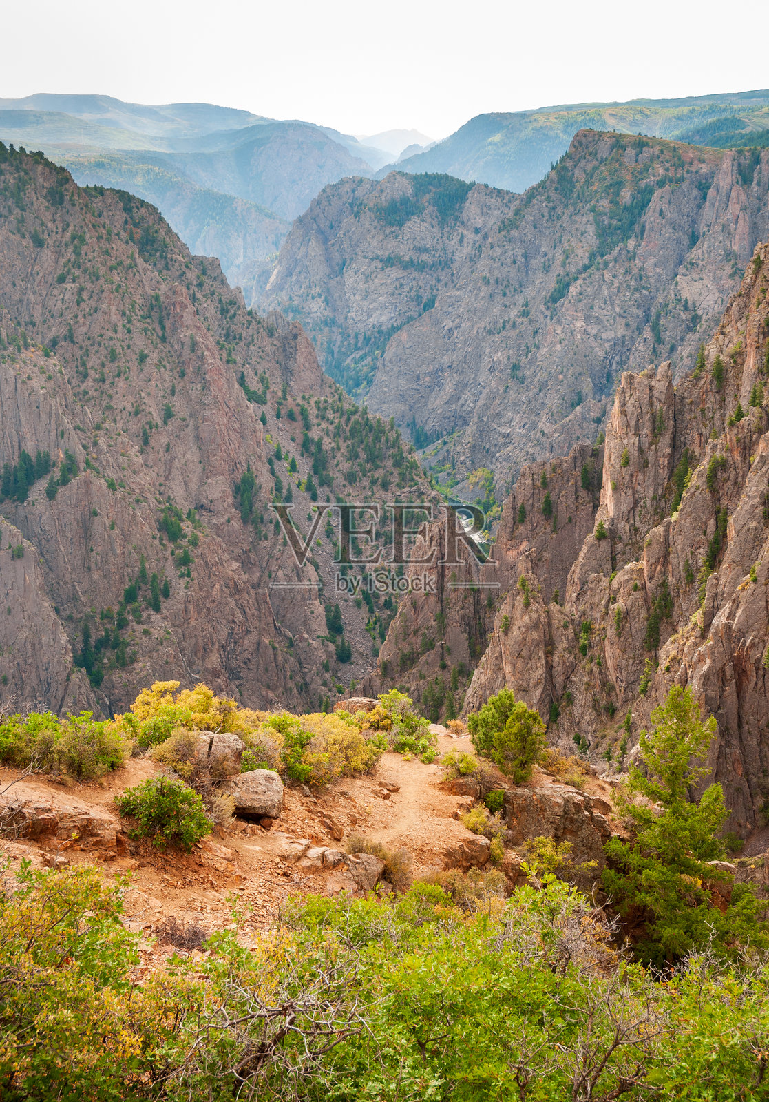 甘尼森黑峡谷国家公园照片摄影图片