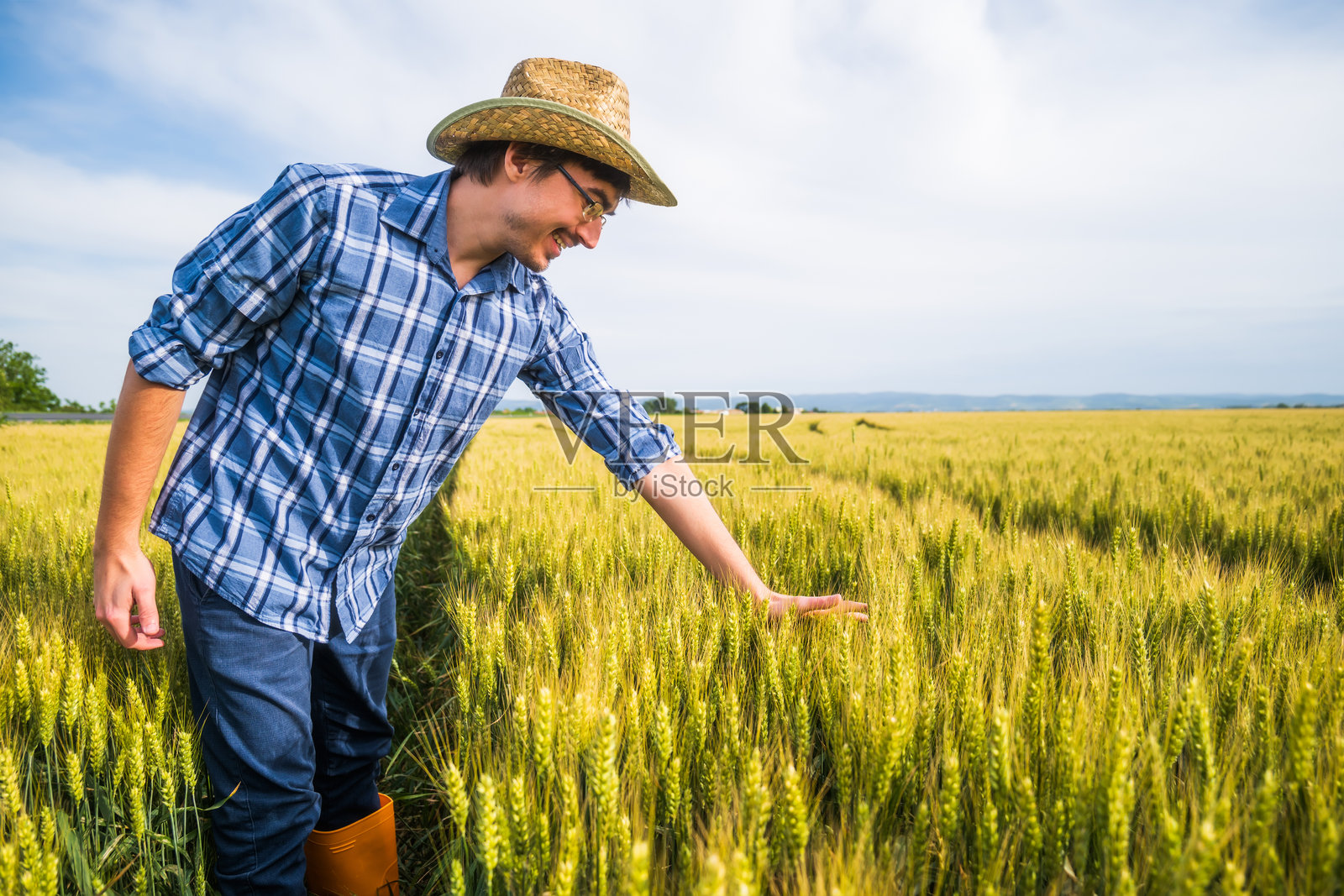 农业工人照片摄影图片