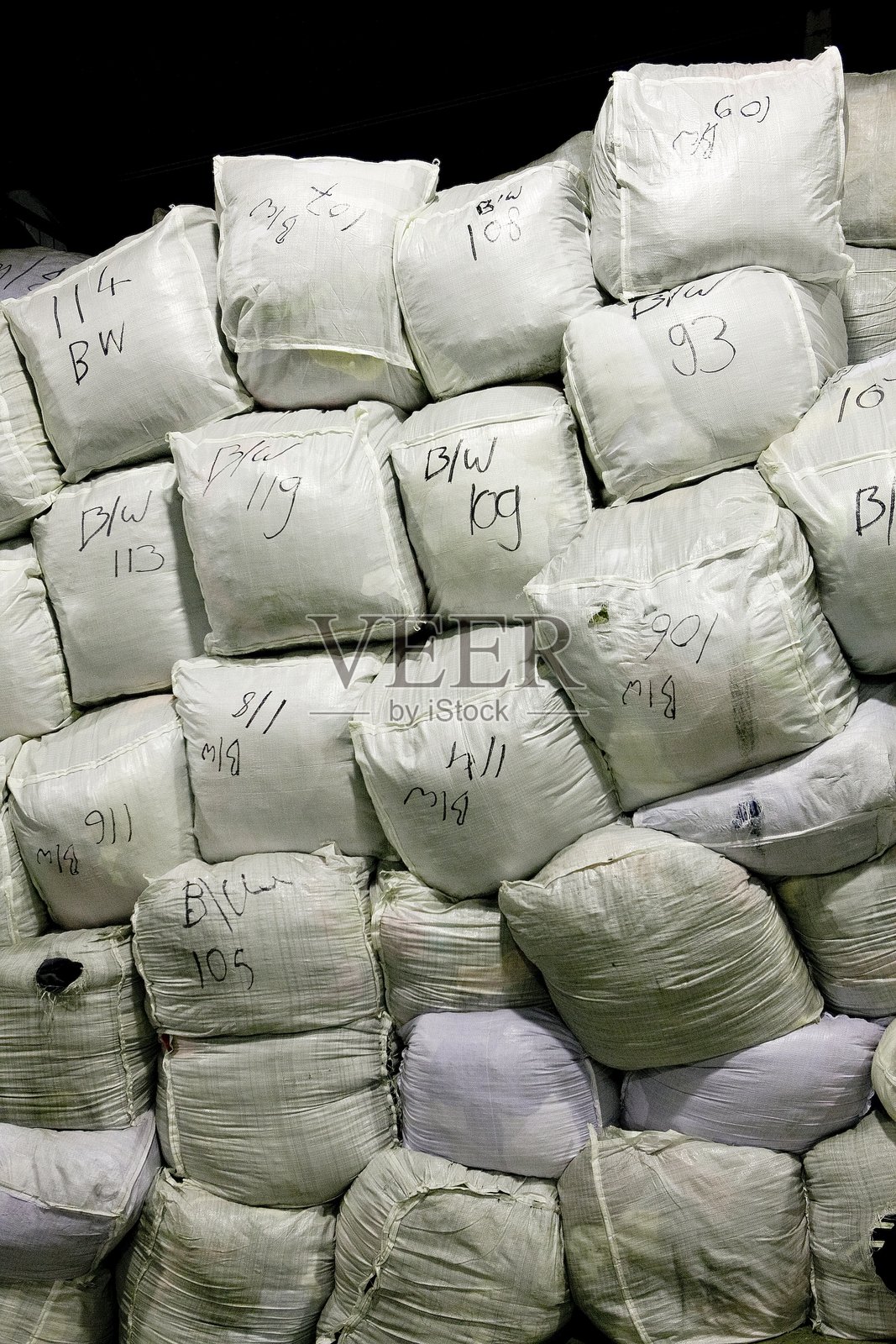 收集和存储二手衣物照片摄影图片