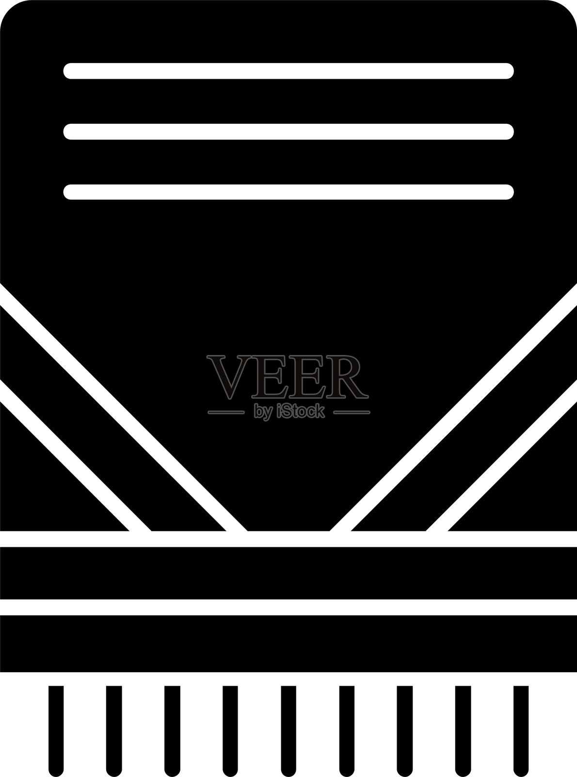 毛巾图标插画图片素材