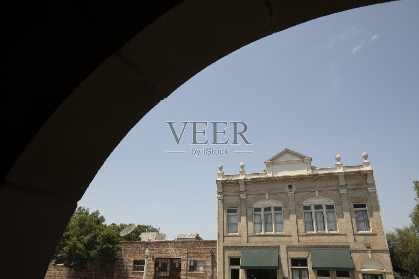 加利福尼亚州汉福德历史悠久的市中心照片摄影图片