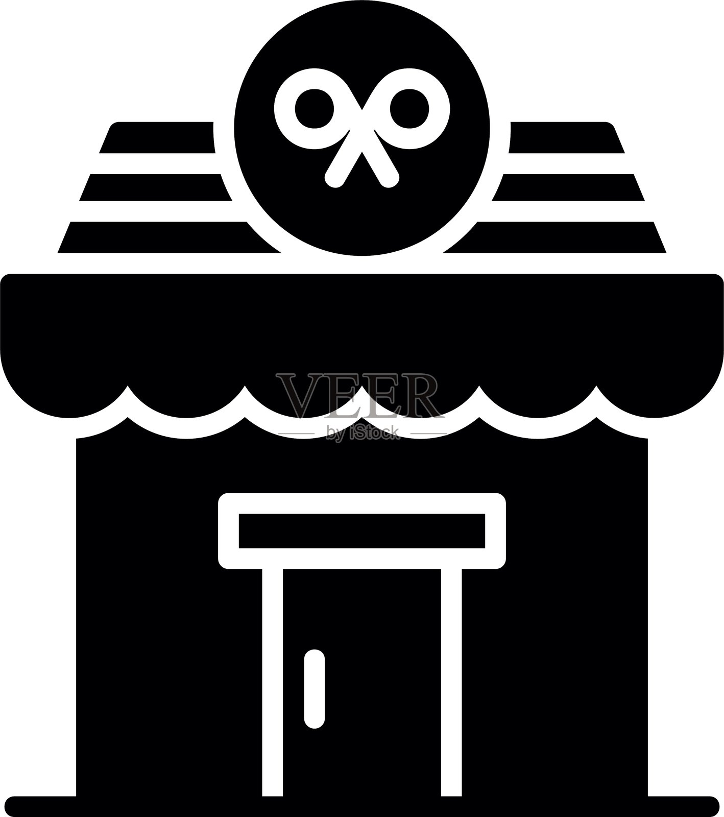 理发店图标插画图片素材