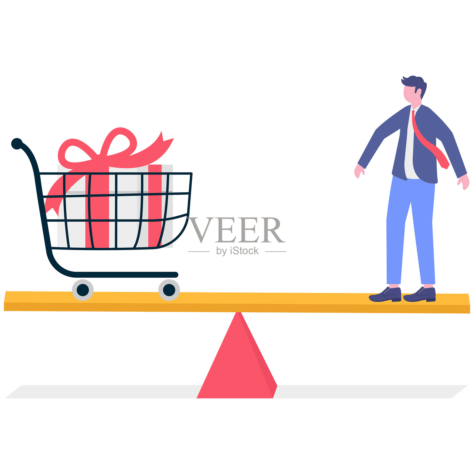 社交媒体插图,商业概念,网页设计插画图片素材