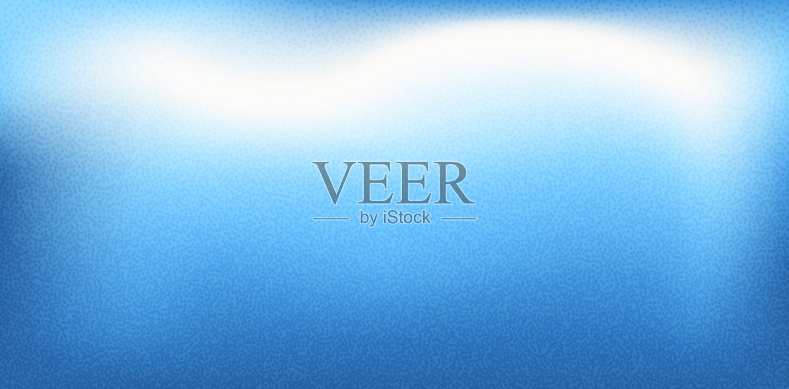 模糊的晨空渐变。带有噪点的蓝色渐变背景。颗粒感的抽象海水背景。海浪横幅。矢量夏季宁静封面插图。插画图片素材