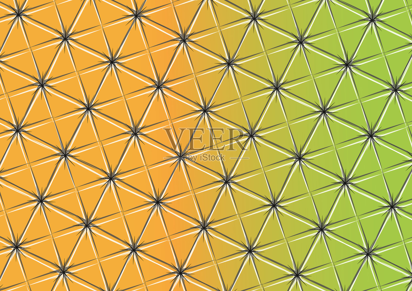 绿色橙色菠萝纹理图案插图照片摄影图片