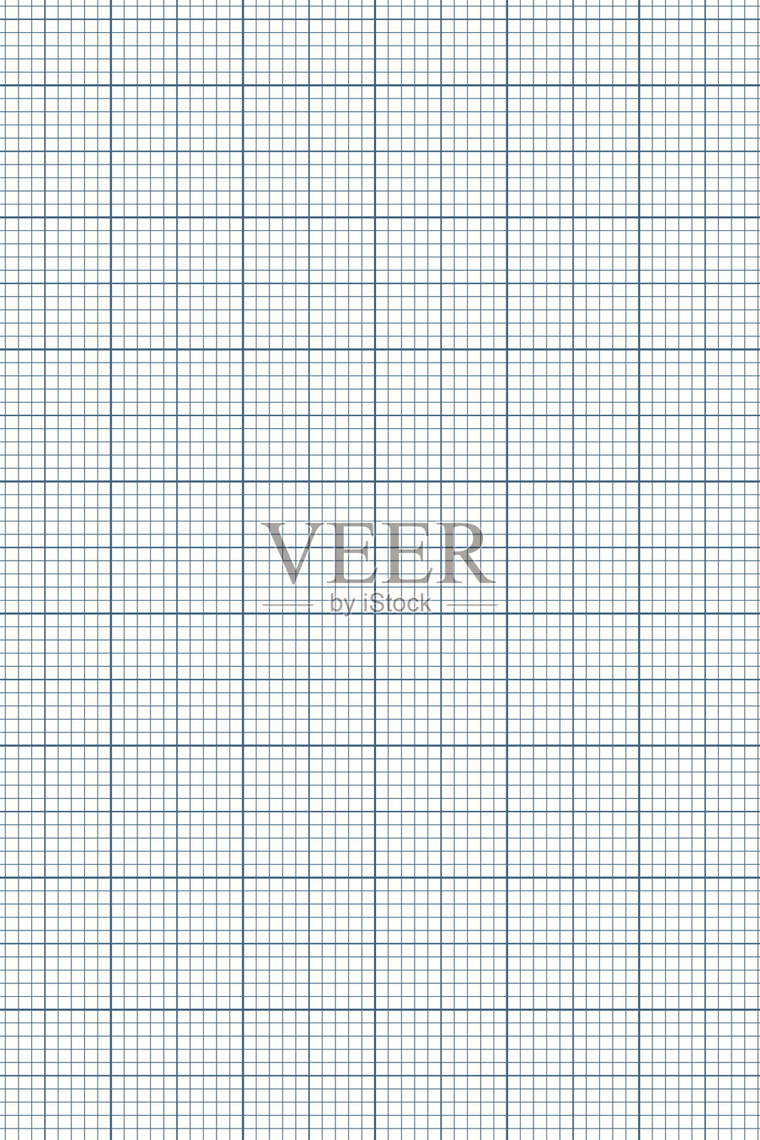 毫米方格纸网格。抽象的方形背景。用于学校、技术工程线性测量的几何图案。透明背景上孤立的空白线条用于教育。插画图片素材