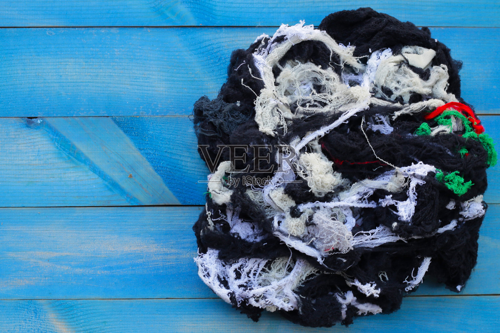 棉纱废料,纺织行业照片摄影图片