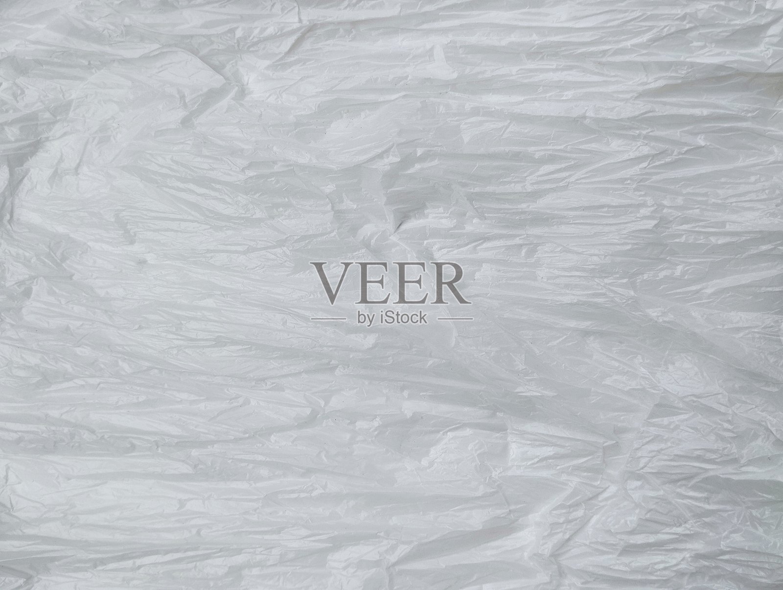 抽象的白色皱褶塑料袋纹理背景照片摄影图片