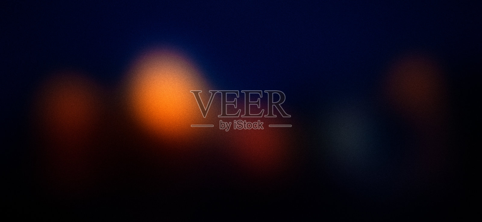 颗粒模糊扩散的橙色光线柔和黑暗抽象背景横幅照片摄影图片