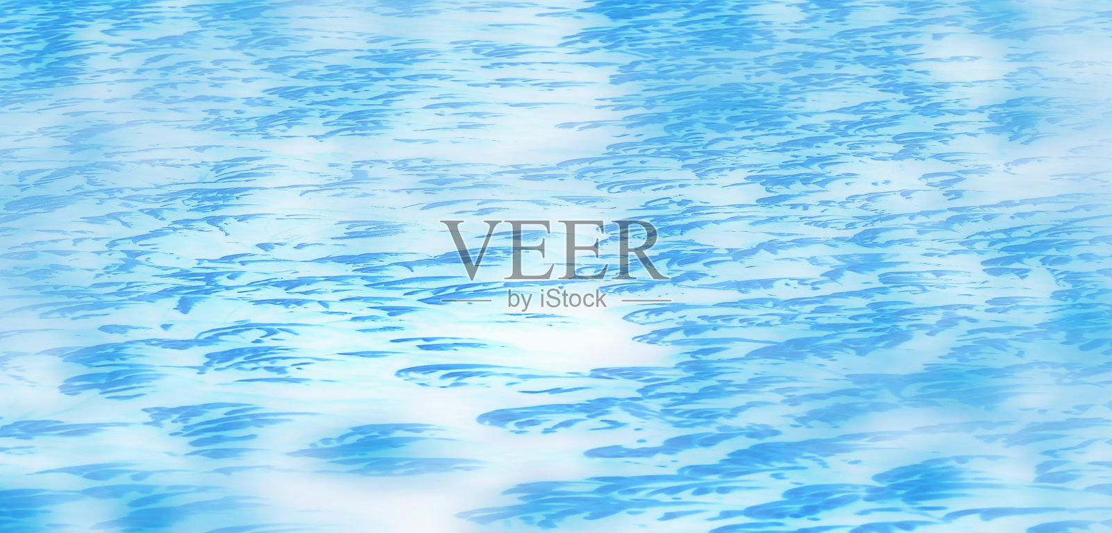 青蓝色和白色的模糊侧向冰冻暴风雪纹理。照片摄影图片