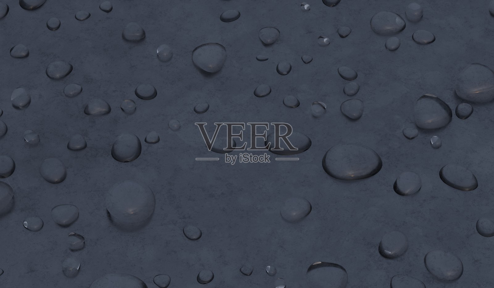 水滴,雨,湿滑的地面,3D插图照片摄影图片