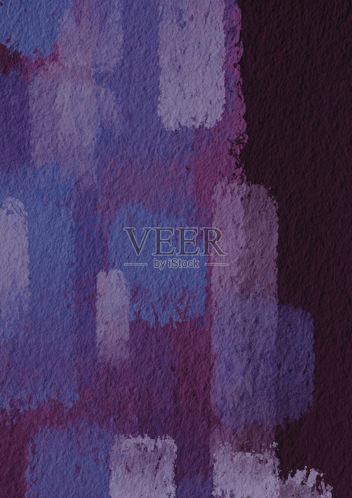 抽象的紫色和粉色干刷笔触纸上插图,适用于魔法、星座、美容和娱乐概念的装饰。插画图片素材