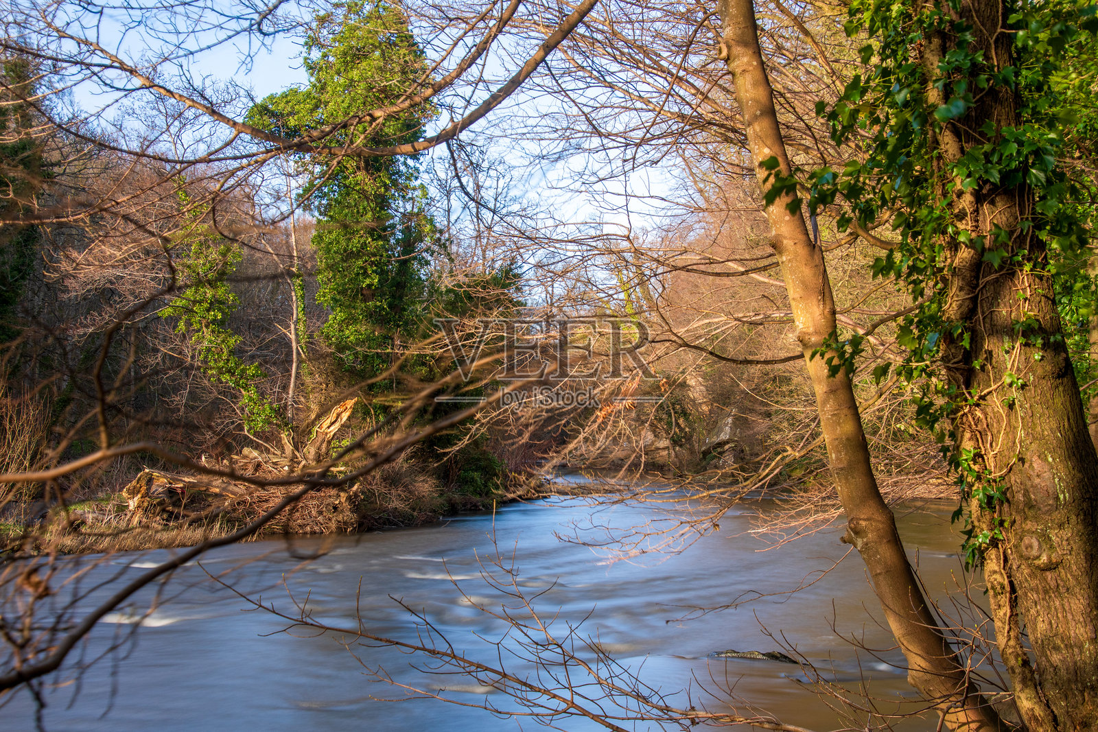 冬季河流照片摄影图片