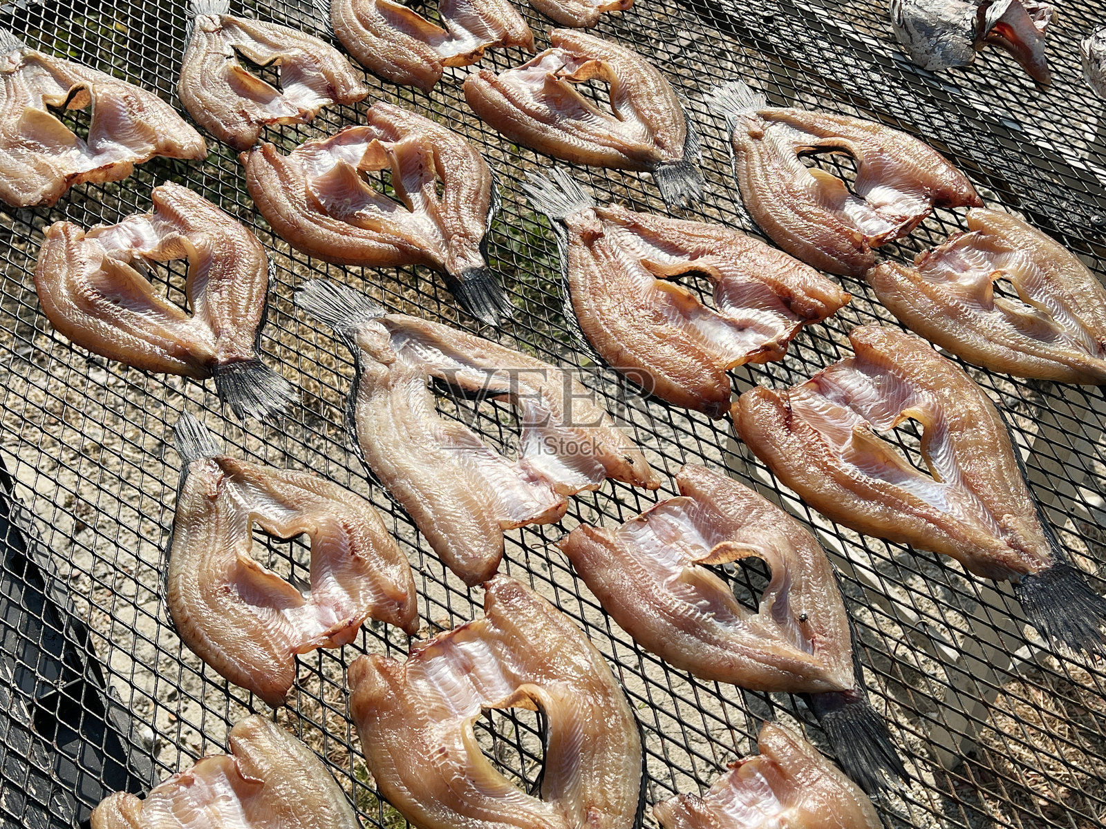 干制蛇头鱼用于烹饪照片摄影图片