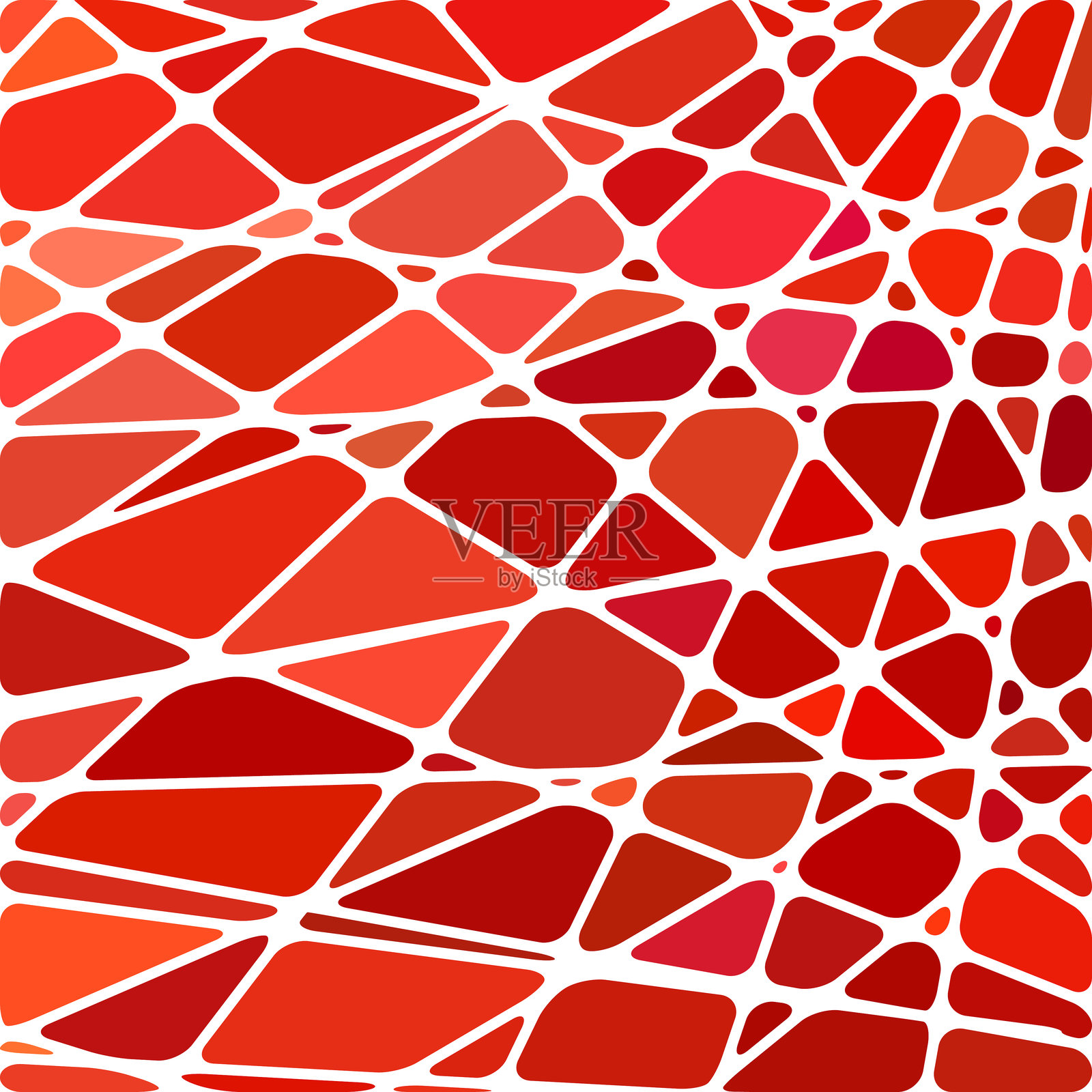 抽象的矢量彩色玻璃马赛克背景插画图片素材