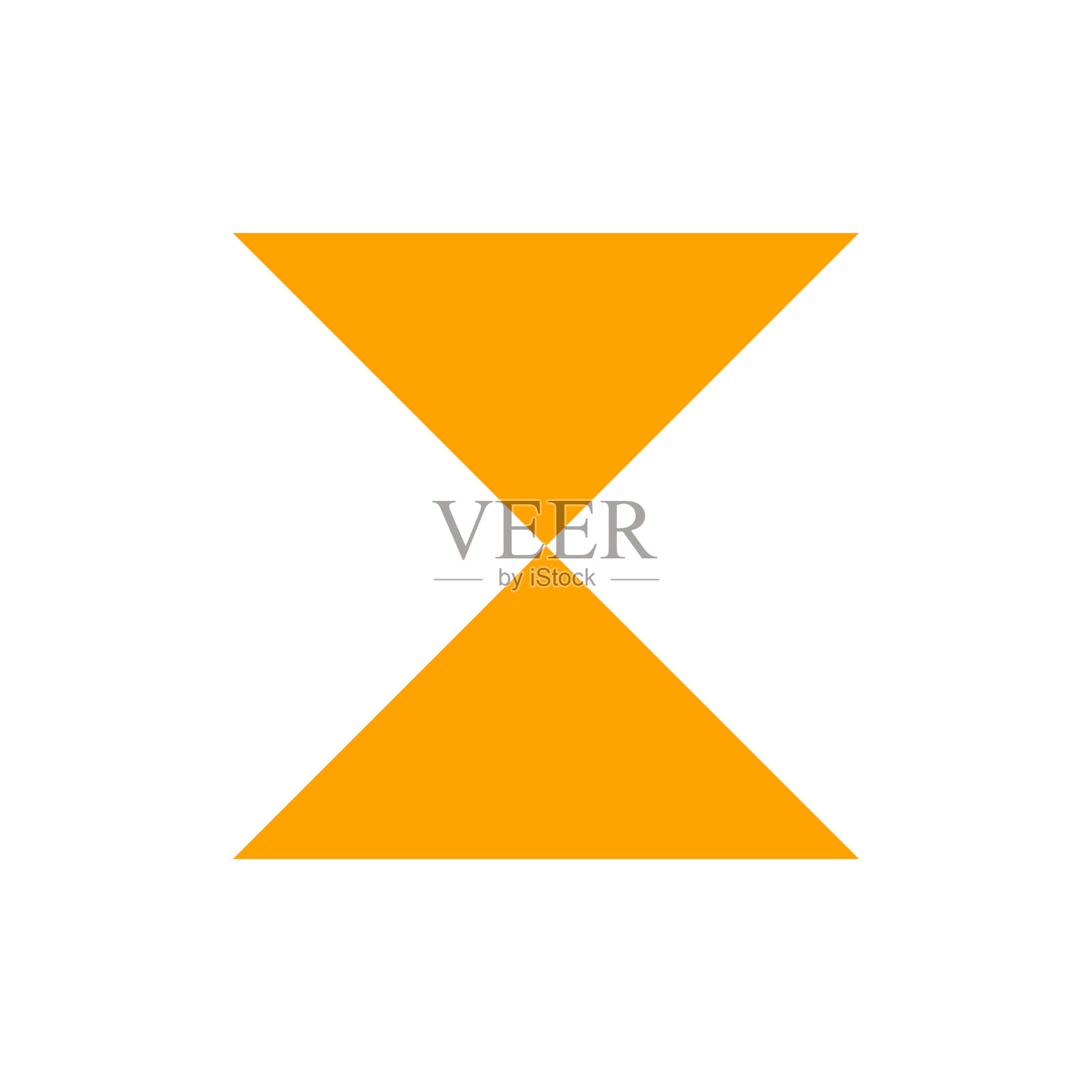 简单的三角形装饰品插画图片素材