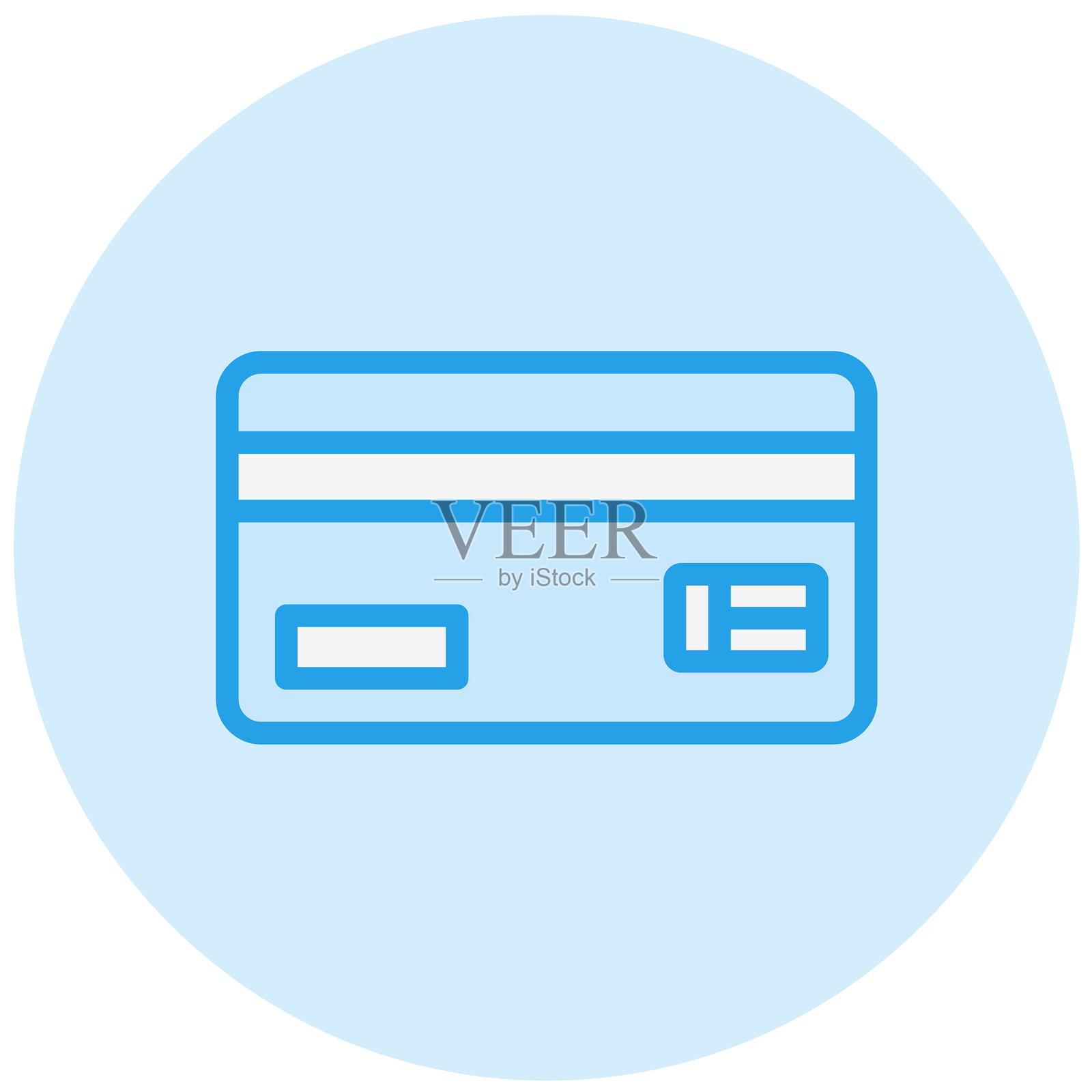 Credit card Vector Icon Design Illustration插画图片素材