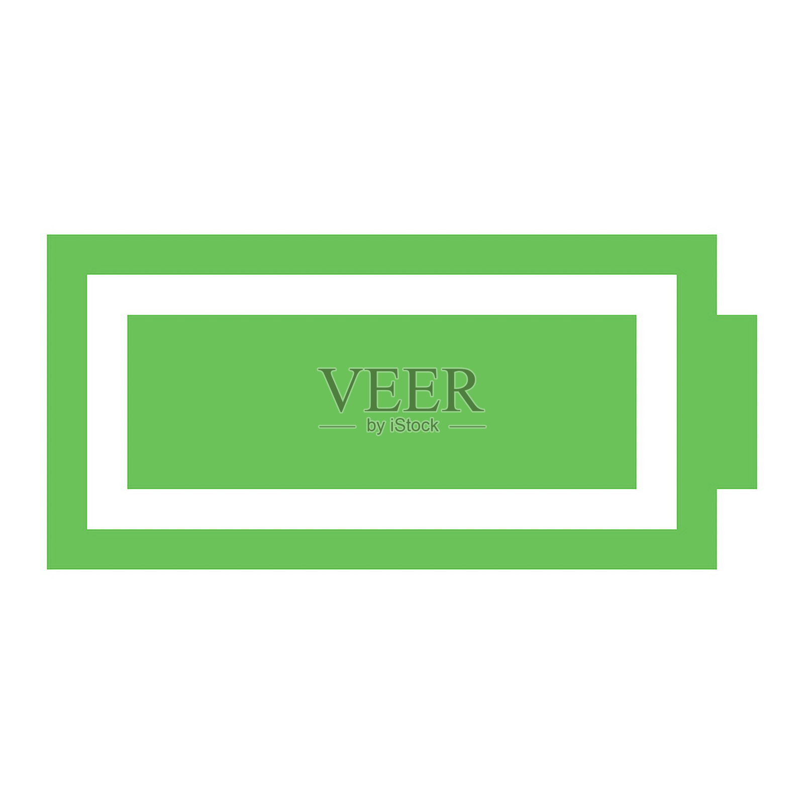 满电量平面网页图标概念插画图片素材