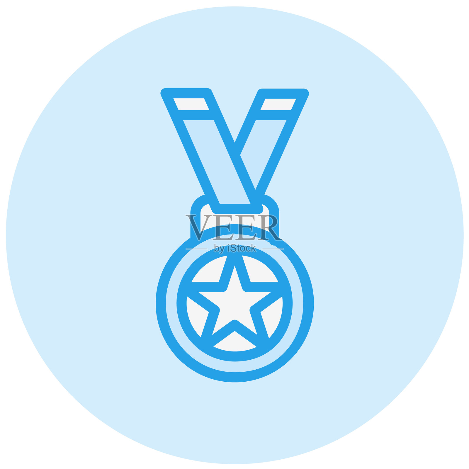 奖牌矢量图标设计插图插画图片素材