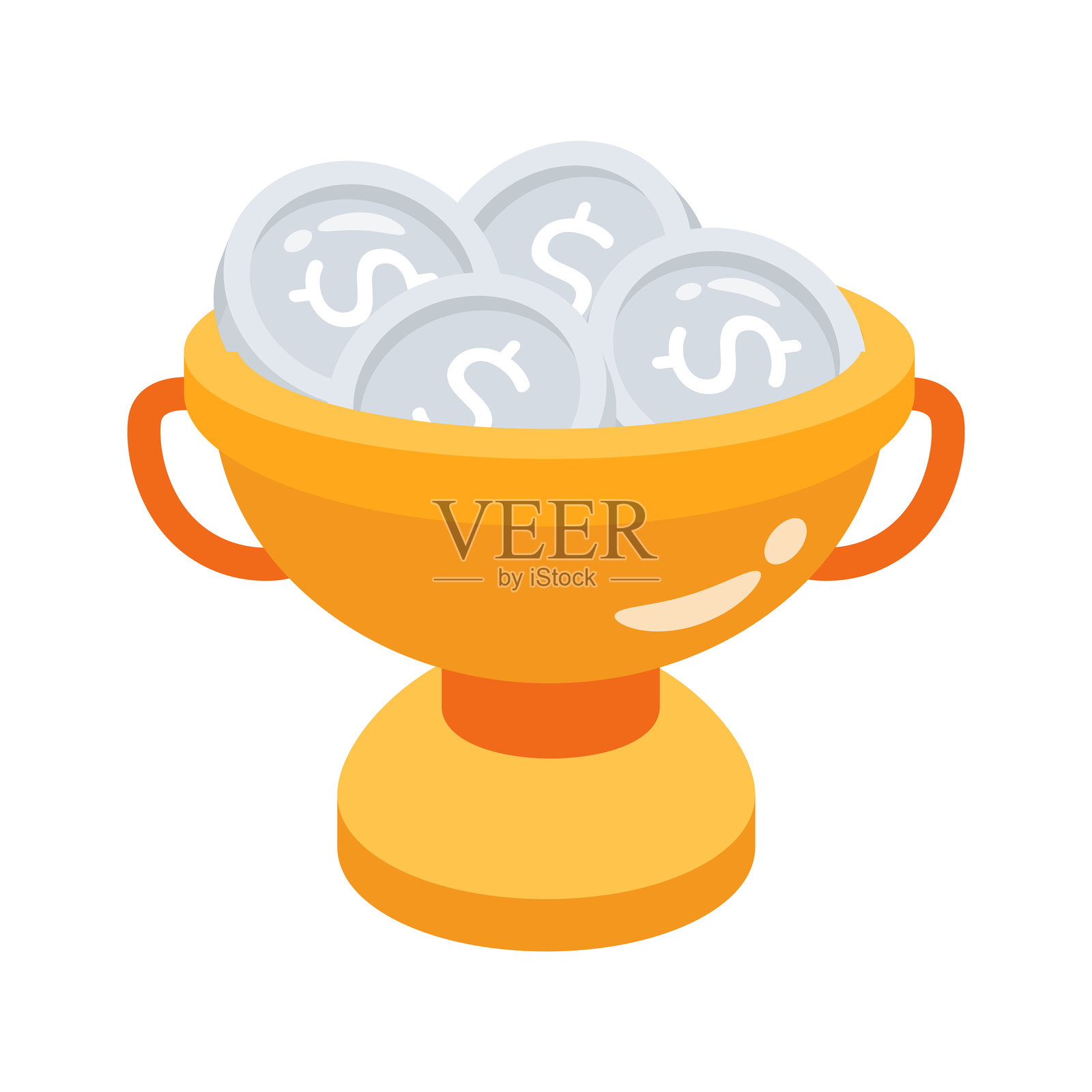 奖金插画图片素材