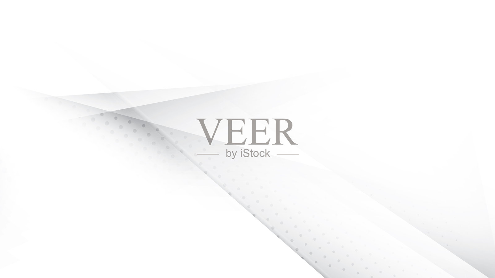 现代设计的白色和灰色条纹背景,带有几何形状和点状图案。矢量插图。插画图片素材